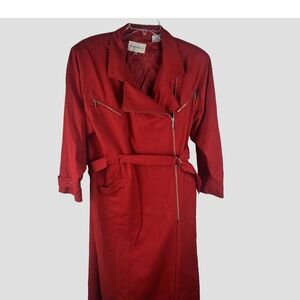 Together Red Trench Coat